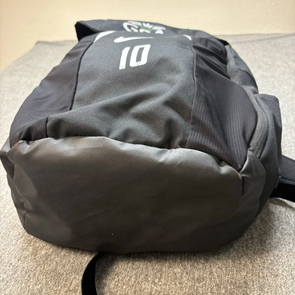 Nike Academy Team 30L Unisex Backpack Soccer Ball Bag Black Travel School Swoosh